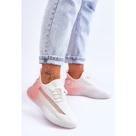 PM1 Tênis Ombre Branco e Rosa Boston Slip-On 2
