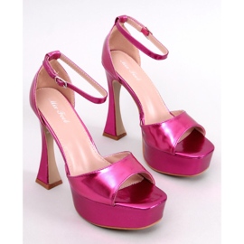 Sandália com plataforma Akiva Fuchsia rosa 1