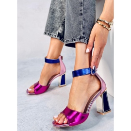 Seastar Sandália salto geométrico Marshmello Rose rosa 1 Seastar Sandália salto geométrico Marshmello Rose rosa 1