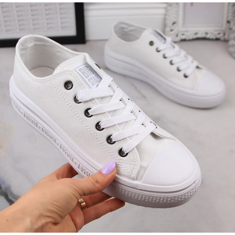 Tênis na plataforma Big Star W INT1874B branco 1