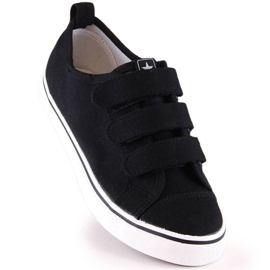Tênis com velcro News Jr EVE408B preto 1