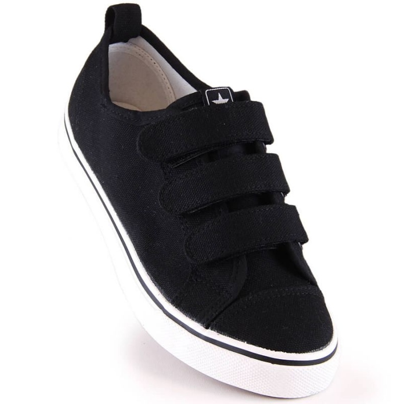 Tênis com velcro News Jr EVE408B preto 1