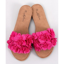 Chinelos Corey Flor Fúcsia rosa 1 Chinelos Corey Flor Fúcsia rosa 1