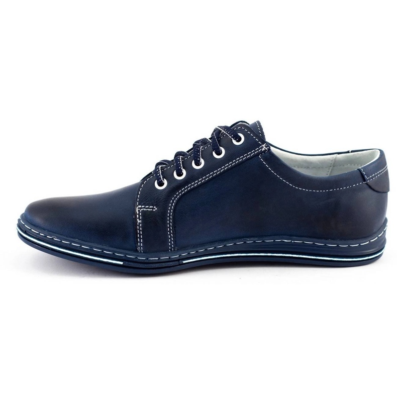 Polbut Sapatos masculinos 320 azul marinho 1