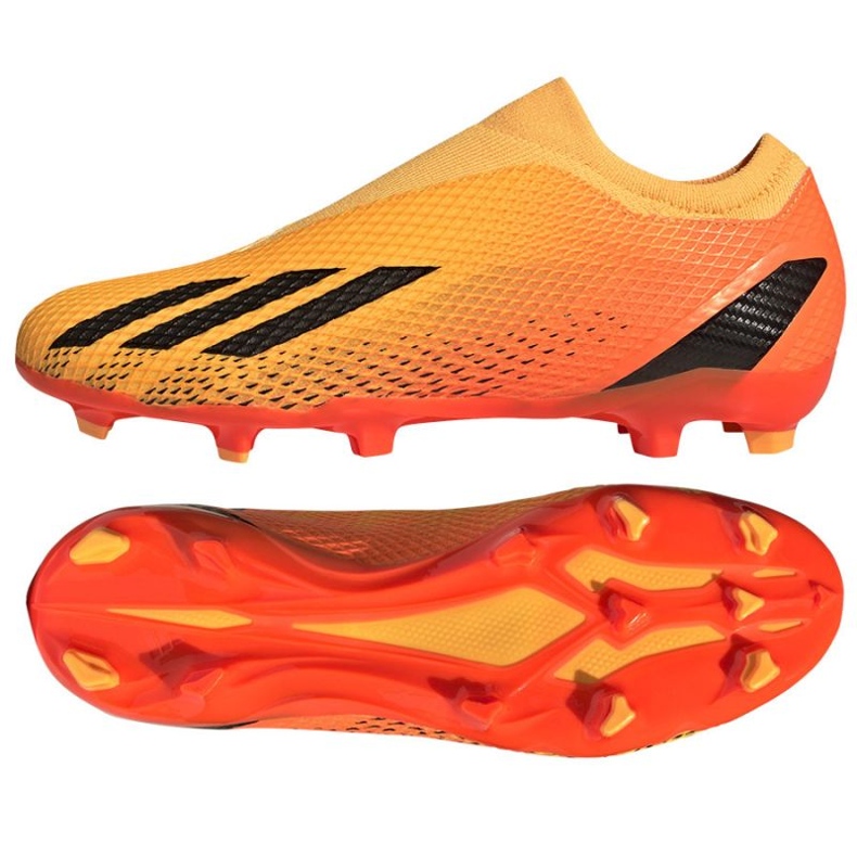 Chuteira Adidas X Speedportal.3 Ll Fg M GZ5067 laranja laranjas e vermelhos 1