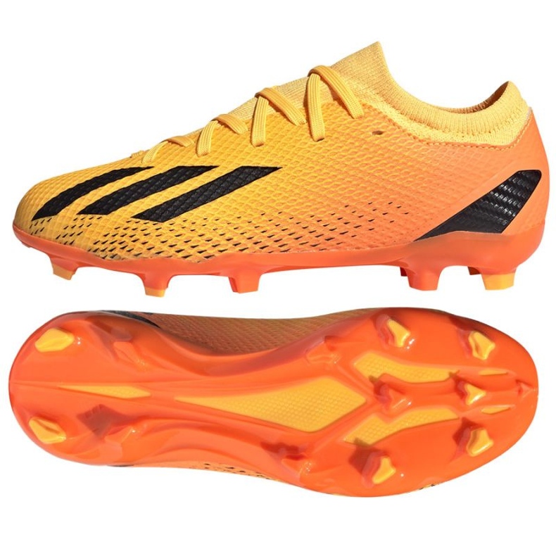 Chuteira Adidas X Speedportal.3 Fg Jr GZ5072 laranja laranjas e vermelhos 1