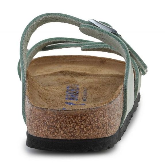 Birkenstock Franca rebites injetados Chinelos Matcha W 1024267 verde 3