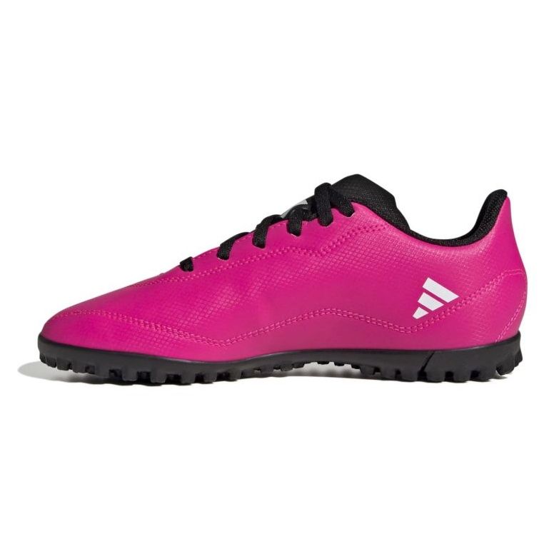 Chuteira Adidas X Speedportal.4 Tf Jr GZ2446 rosa rosas e roxos 1