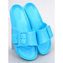 BM Chinelos de borracha com fivela Romero L.BLUE azul 1