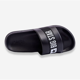 Chinelos masculinos clássicos Big Star LL174457 preto 2