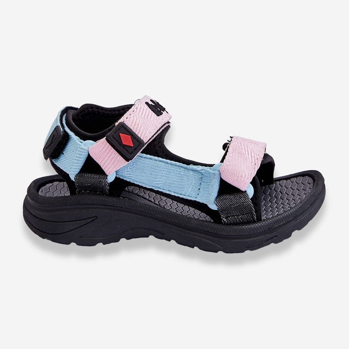 Sandália Infantil Lee Cooper LCW-23-34-1687 Azul-Rosa 1