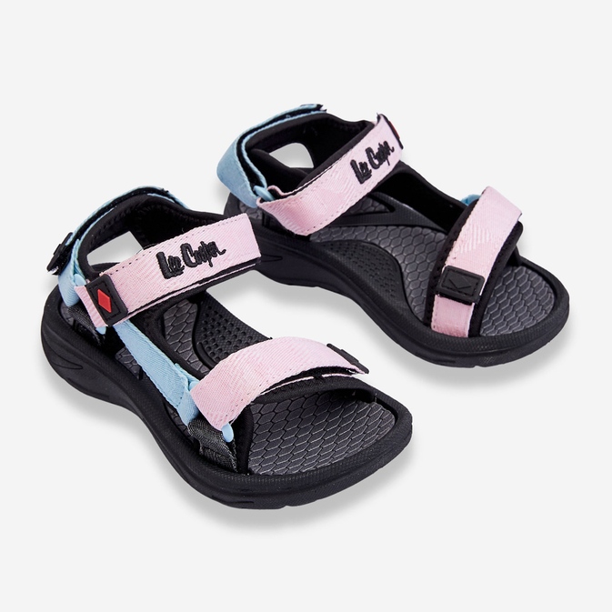 Sandália Infantil Lee Cooper LCW-23-34-1687 Azul-Rosa 2