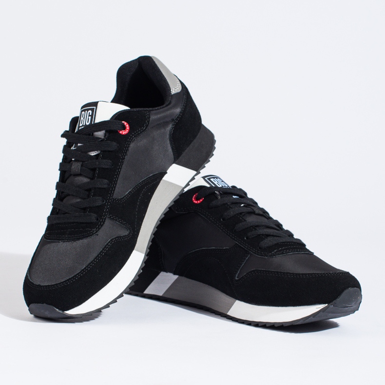 Calçados esportivos masculinos pretos Big Star LL174158 Espuma viscoelástica 2