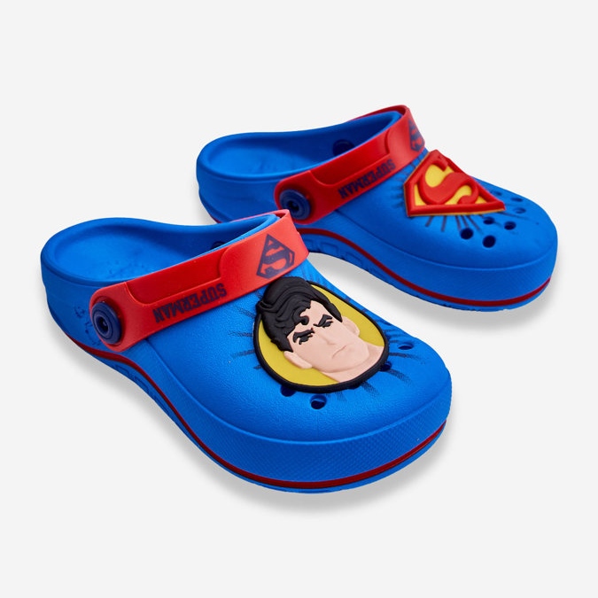 Zaxy Infantil Crocs Superman Grendene Kids JJ385004 Azul 2