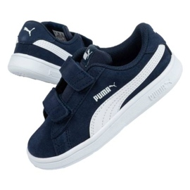 Puma Smash v2 Jr 365178 02 azul 1 Puma Smash v2 Jr 365178 02 azul 1