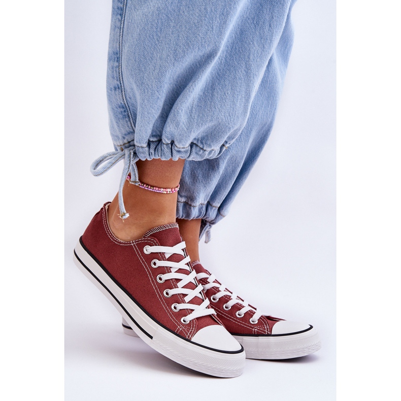 FR1 Tênis Clássico Feminino Cano Baixo Marrom Vegas castanho 1