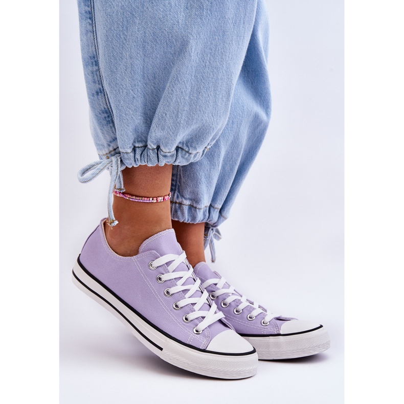 Tênis Clássico Feminino Cano Baixo Roxo Vegas 1
