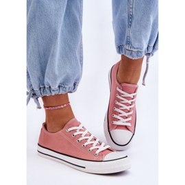 FR1 Tênis Clássico Feminino Baixo Rosa Escuro Vegas 2