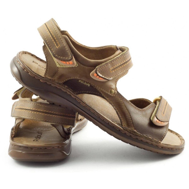 Polbut SA04 sandálias marrons marrom 1