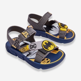 Sandália Infantil Batman Grendene Kids JJ385049 Cinza 1