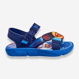 Sandália Infantil Superman Grendene Kids JJ385050 Azul 1
