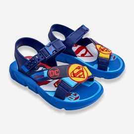 Sandália Infantil Superman Grendene Kids JJ385050 Azul 2