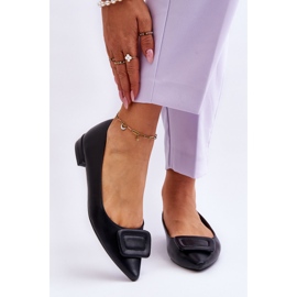 WS1 Bailarinas Clássicas com Decoração Rivea Preta preto 1