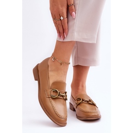 WS1 Mocassins femininos clássicos marrom Lorien 1