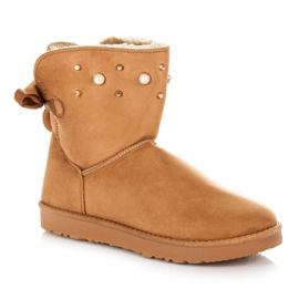 Kylie Mukluki com miçangas castanho 1 Kylie Mukluki com miçangas castanho 1