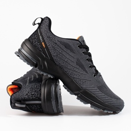 Tênis esportivo masculino Grey DK em tecido cinza 1