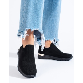 Tênis sem cadarço Shelovet preto 1